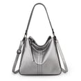 thumbnail image 1 of Bolso Hobo Montana West MWC-128-P.BK para mujer de piel vegana, 1 of 6