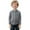 Grey, variant on QUOTAY Classic Solid Color Zip Up Sweater Hoodie with Pockets for Girls and Boys Comfortable Casual Knit Cardigan Jacket Outerwear for Kids Sizes 3-10 Years Blue,10-11Years