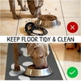 thumbnail image 3 of Dog Food Mats for Floors, Absorbent Quick Dry Pet Cat Food Mat, Dog Bowl Mats for Food and Water Dispenser Mat, Eco-Friendly Dog Accessories Pet Supplies 12"x20", 3 of 6