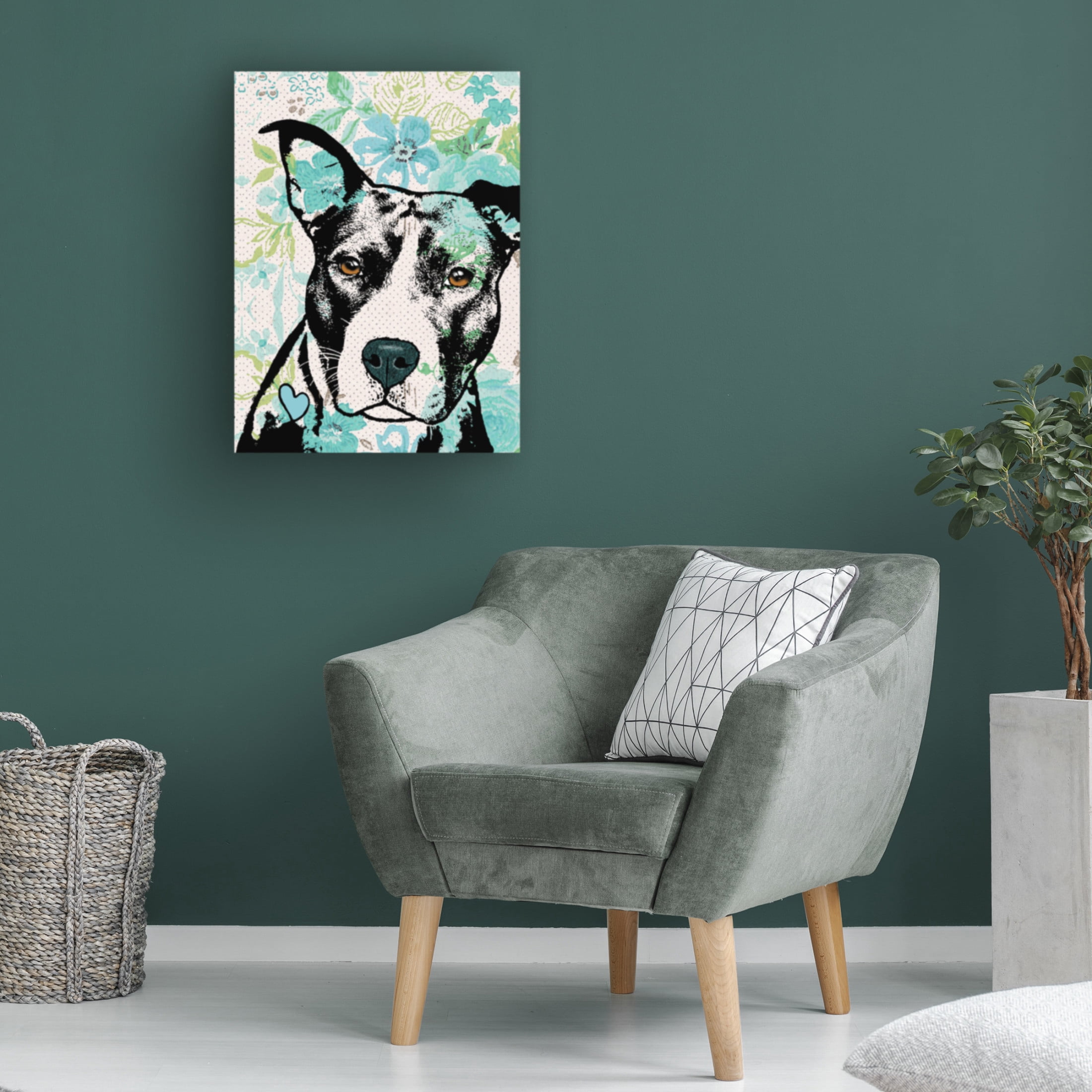 Canvas Wall Art - Dean Russo 'A Serious Side' Wall Art for Living Room, Bedroom, or Office Décor by Trademark Fine Art - 24 x 32 Inches