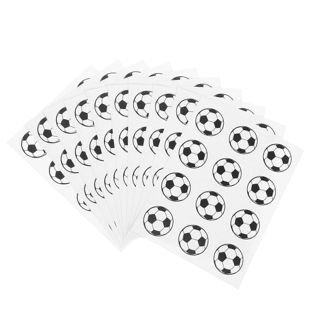 120Pcs Sports Ball Theme Stickers Scrapbook Sports Football Stickers Self-Adhesive Football Decals
