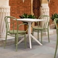 thumbnail image 2 of Compamia Victor TG Fauteuil d'Extérieur en Résine Vert Olive, 2 of 7