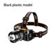 thumbnail image 5 of Naiovety Faro delantero con sensor de luz, linterna para correr, modo potente, para exteriores, brillante, Mini portátil, impermeable, para Pescar Plástico negro Naiovety OD029379-02, 5 of 6