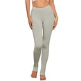 thumbnail image 1 of Inspire Chic Leggings de Algodón para Mujeres con Cintura Elástica, Pantalones de Yoga Suaves para Navidad, Medias con Espolones en Gris Verde, 1 of 6