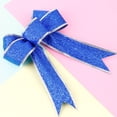 thumbnail image 2 of Tineasur Sturdy Blue Christmas Bow for Festive Tree and Home Decor 5Pcs, 2 of 6