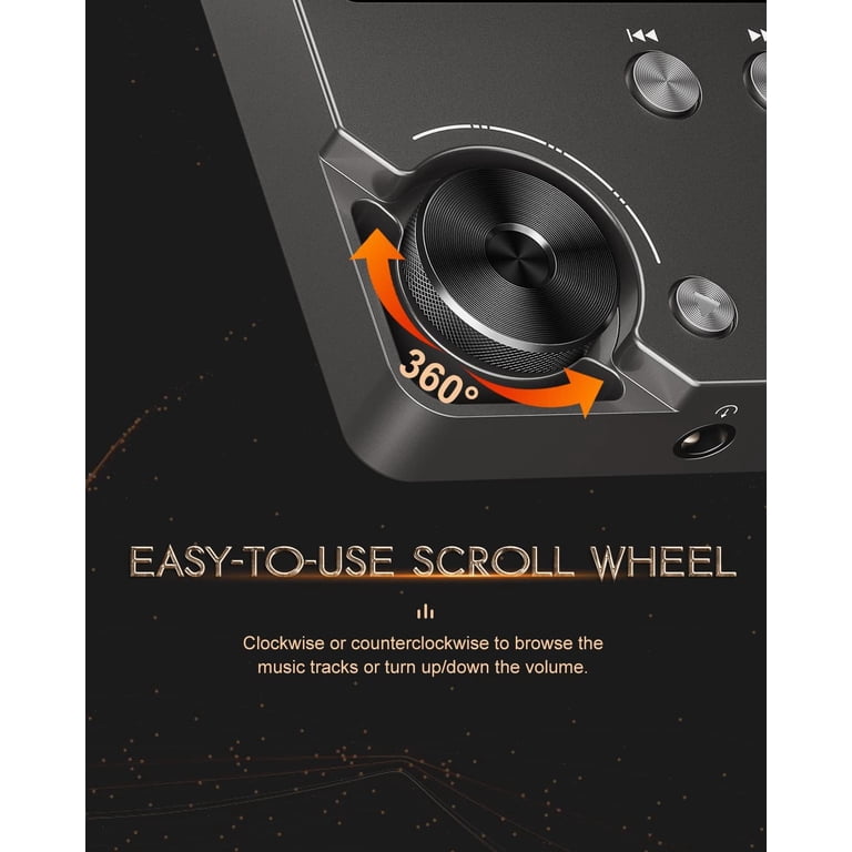 Fanvace HiFi MP3-speler Met DSD-DAC – Verliesvrije Audio Tot 24bit/192kHz En 256GB Ondersteuning
