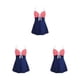thumbnail image 5 of Jumpingount Vestido de baño para mujer Estilo casual Niñas Chinlon Traje de baño Lavable Moda Damas Traje de baño Traje de baño XL Rojo Blanco Type1 NO1, 5 of 6