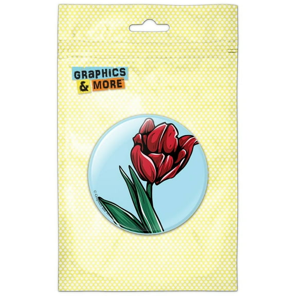 Tulip Pinback Button Pin Badge