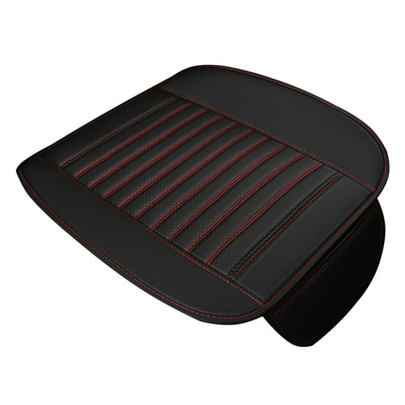 Rbaofujie Housse Universelle de Siège avant de Voiture Coussinet en Cuir Respirant, Housses de Siège Rembourrées en Cuir, Coussin de Voiture Universel Quatre Saisons