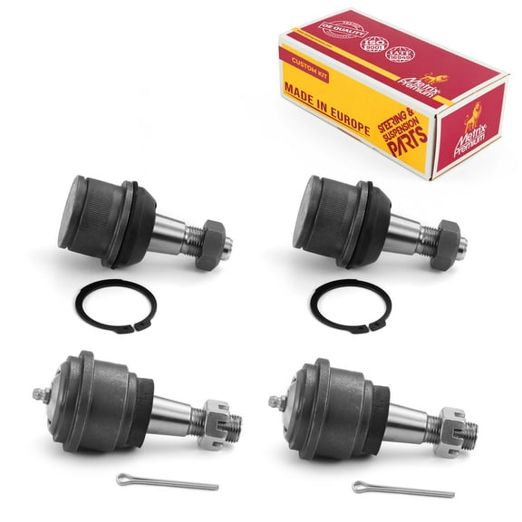 Metrix Premium Chassis Parts - 4 PC Front Upper & Front Lower Ball Joint Kit Fits 2000-2002 Dodge Ram 2500 4WD, 2000-2002 Dodge Ram 3500 4WD, Replacement K7397, K7394