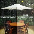 thumbnail image 5 of 7.5 ft Solar Umbrella, 18 LED Lighted Patio Umbrella, Table Market Umbrella, 5 of 15