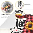 thumbnail image 2 of Mother's Day Sunflowers Gnome Dish Drying Mat Dish Drainer Rack Mats Water Absorbent Non-Slip Easy Clean Heat Resistant for Kitchen Counter, 2 of 8