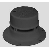 Dexter | Plumbing Vent | V2049-55 | Ventline | Plastic | Black