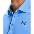 thumbnail image 4 of Men's Under Armour Tech Polo Color: Carolina Blue Size: L, 4 of 8