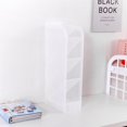 thumbnail image 3 of YAOMOBB Storage Makeup Storage Rack Large Capacity Desk Holder Standing Four Grids Stationery Organization Smooth Edge School, 3 of 4
