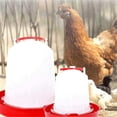 thumbnail image 2 of Bebedero de plástico para pollos, bebedero con mango, herramientas de alimentación de agua para pollo, gallina, codorniz, Bantam, 1kg, 2 of 5
