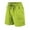 Green, variant on Men's Comfortable Loose-Fit Solid Color Work Shorts - Breathable Motion Straight-Leg Casual Pants for Active Wear