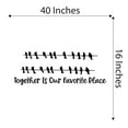 thumbnail image 4 of Family Together is our favorite Place Beautiful Animals Wall Decal Decoration Family Love Quote Design for Family Room Decor Lasts Years and Easily Removable - Size: 40 In(W) x 16 In(H), 4 of 5