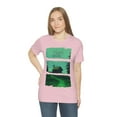 thumbnail image 5 of Family Gathers Here Farmhouse Style Design Unisex Jersey Short Sleeve Tee, 5 of 10