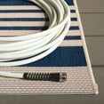 thumbnail image 6 of Safavieh Courtyard Caroline Striped Indoor/Outdoor Area Rug, Navy/Beige, 4' x 4' Square, 6 of 17