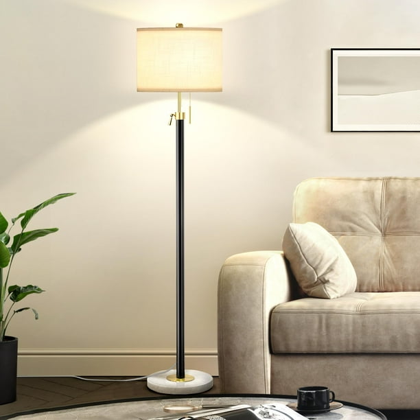 Lámpara de Piso Qingmiao Ajustable 54-66 pulgadas con Regulación de 3 Niveles