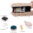 thumbnail image 4 of HMSHA Small Clutch Purses for Women Fluffy Evening Bag, 4 of 7