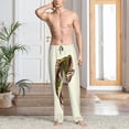 thumbnail image 2 of Balery Largemouth Bass Fish (3) print Men's Pajama Pants,Ultra Lightweight Pjs,Lounge Pant-Large, 2 of 6