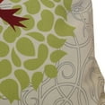 thumbnail image 4 of Simply Daisy 16" x 16" Gate Wreath Floral Print Outdoor Pillow, Bright Green, 4 of 5