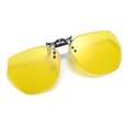 thumbnail image 3 of Polarized Clip On Sunglasses Men Women Flip Up Sunglasses Photochromic Driving Glasses Mirrored Sunglasses Night Vision Fishing Goggle, 3 of 9