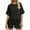 Black, variant on Lopecy-Sta Loungewear for Women Gift for Wife Women's 2 Piece Pajama Sets Short Sleeve Lounge Sets Soft Round Neck Top and Shorts Sleepwear
