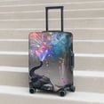 thumbnail image 6 of Fuzoiu Elephant Fireworks Celebration Print Suitcase Cover,Washable Luggage Covers for Suitcase,Elastic Luggage Protector Cover,Scratch Resistant Travel Suitcase Covers-Small, 6 of 7