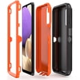 thumbnail image 4 of Xihaiying Samsung Galaxy A32 5G Case Heavy Duty Hard Shockproof Armor Protector Case Cover for Galaxy A32 5G Phone Case (Black+Orange), 4 of 8
