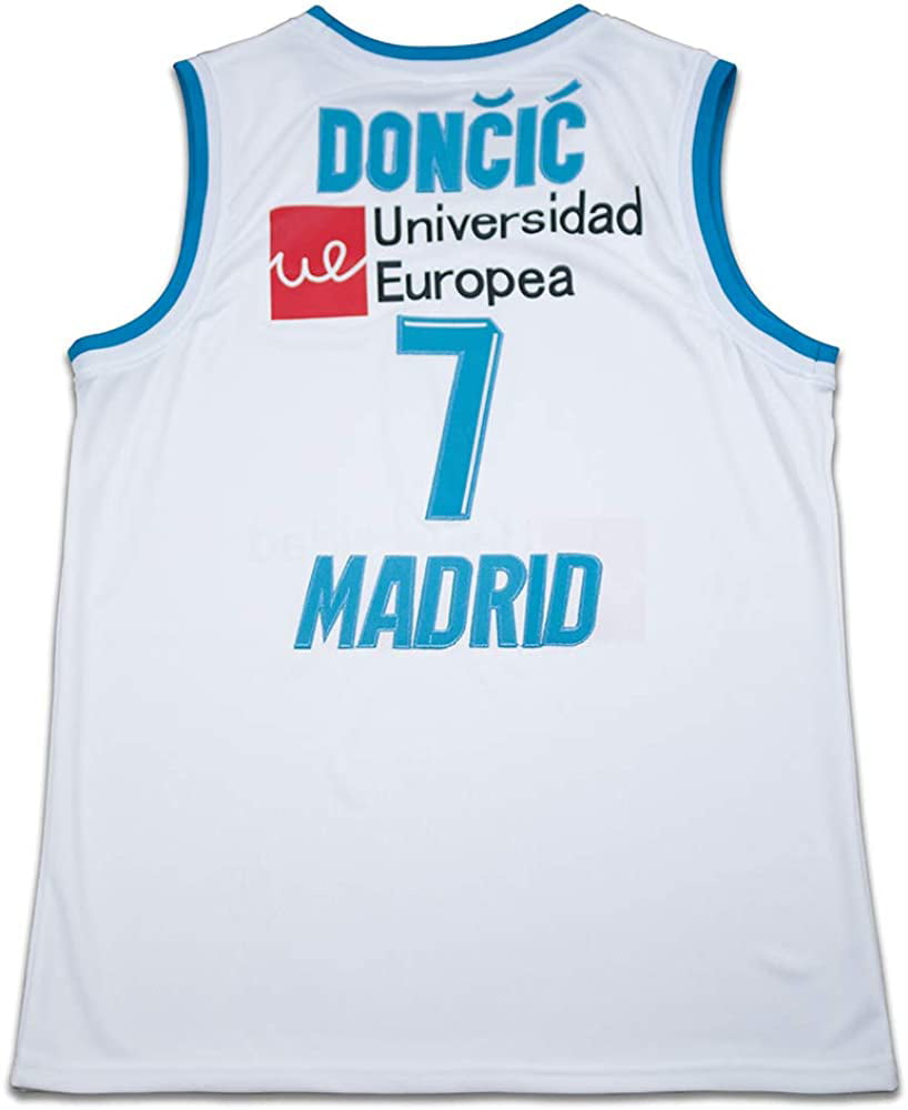 Luka Doncic #7 Real Madrid Jersey White – Jersey Junkiez