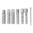 thumbnail image 2 of Annular Cutter Set, 13mm 15mm 17mm 19mm 21mm 25mm Wide Application Easy Installation Mag Core Drill Bit 7Pcs Universal Shank  Cutting  For Processing, 2 of 8