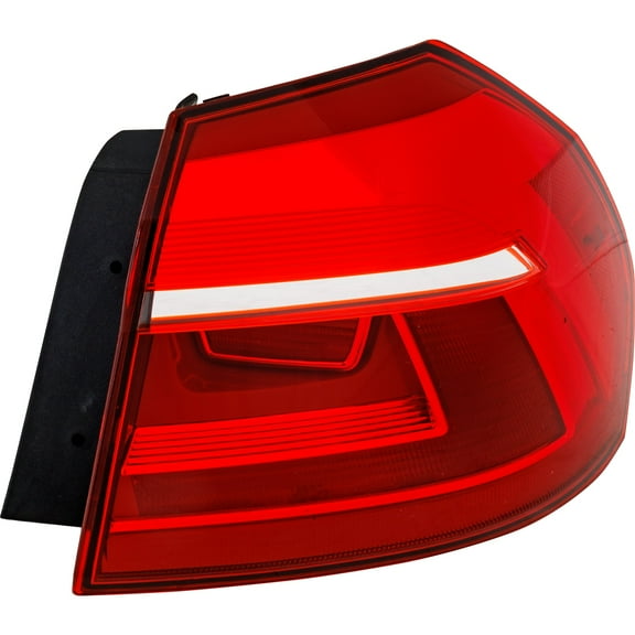 Tail Light Compatible with 2016-2017 Volkswagen Passat Right Passenger Side, Outer With bulb(s)