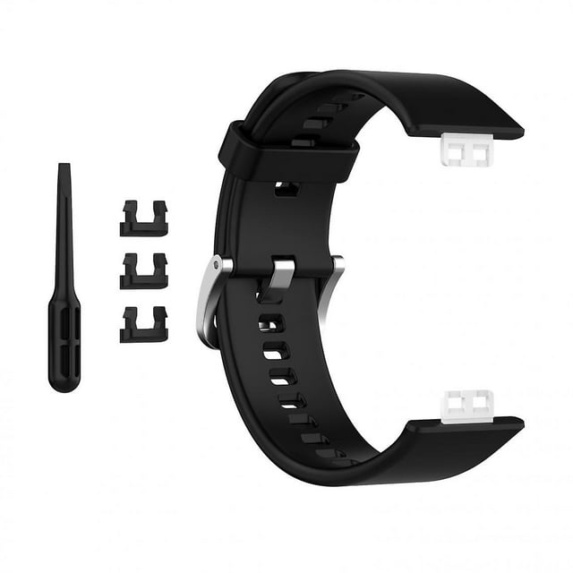 Soft Silicone Watch Strap For Huawei Fit Watch Tia-b09 Tia-b19 Wine Red