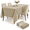 Nature-60"x120"(Rectangle), variant on Table Cloths Rectangle 8ft 2-pack Waterproof Slub Textured