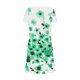 thumbnail image 3 of Mini Vestido de Verano Color Sólido Cuello en V Manga Corta Vestido de Becerro Medio, Vestido Corto de Verano, 3 of 5