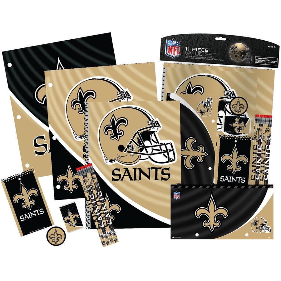 NFL New Orleans Saints 11 Piece Stationery Set