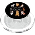 thumbnail image 1 of PopSockets PopGrip para MagSafe: solo una chica a la que le encantan los perros, 1 of 5