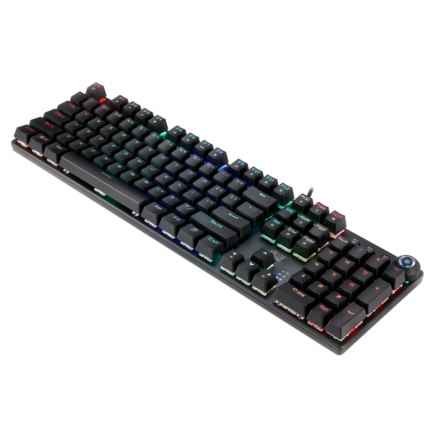 Adesso EasyTouch 650EB RGB Programmable Mechanical Gaming Keyboard with Detachable