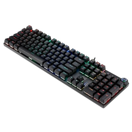 Adesso EasyTouch 650EB RGB Programmable Mechanical Gaming Keyboard with Detachable Magnetic Palmrest