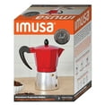 thumbnail image 3 of IMUSA 3cup Cast Aluminum Stovetop Coffeemaker with Red Top, 3 of 9