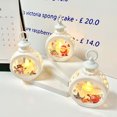 thumbnail image 4 of KOYPTL Christmas Hanging Lantern,Christmas Table Decorations Battery Operated Christmas Lights,Led Flameless Candles Lantern For Indoor Bedroom Home Xmas Decor,Christmas Stocking Stuffers, 4 of 6