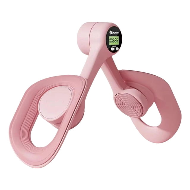 (Pink-Counting Adjustable)Mireva Fit Pelvic Thigh Trainer Ergonomic Portable Leg Trainer