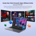 thumbnail image 4 of Blackview AceBook 10 18.5" Laptop, 16GB RAM 512GB SSD, Intel N6000 Quad-Core, FHD Screen, Windows 11 Pro, WiFi 6 Bluetooth 5.2, Type-C PD Charging, For Business Student Home Office, 4 of 11