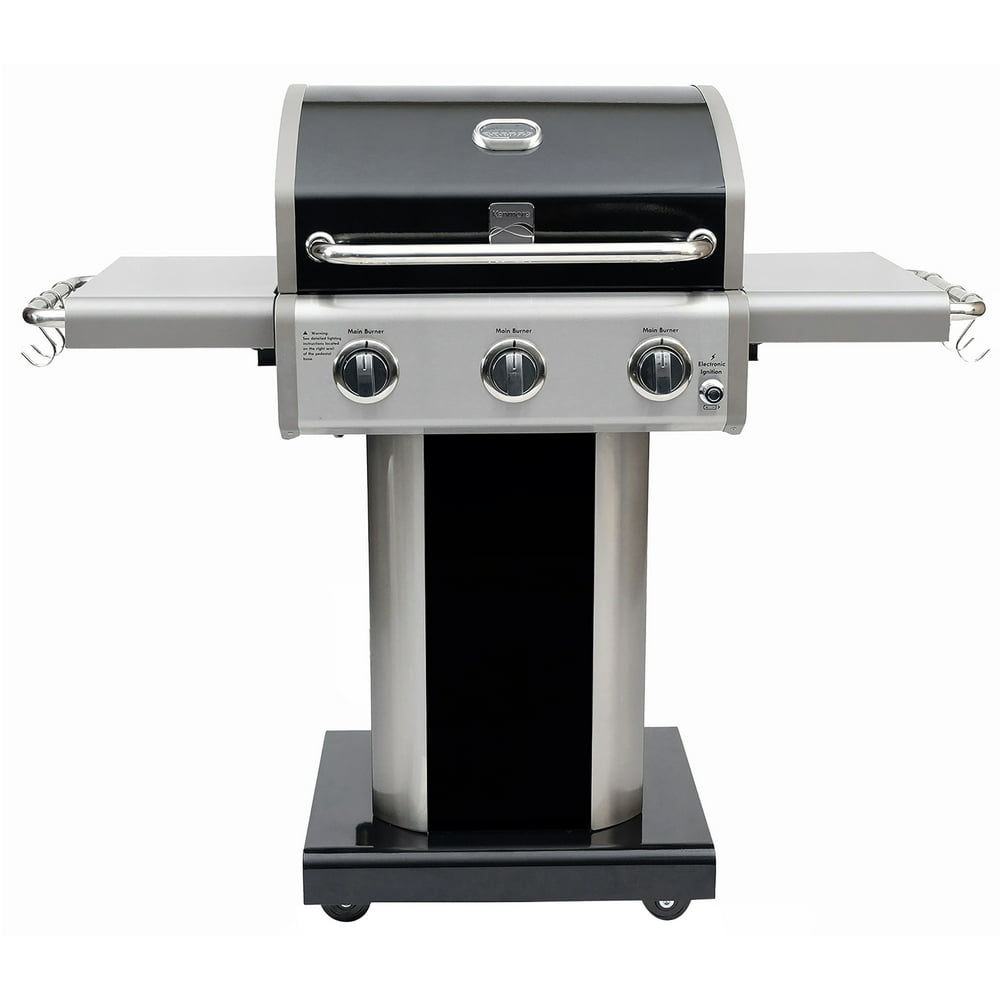 Kenmore 3 Burner Propane Gas Grill with Side Shelves