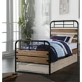 thumbnail image 2 of 79" X 41" X 52" Antique Oak Twin Bed, 2 of 4