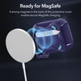 thumbnail image 3 of Funda ESR Cyber Tough HaloLock para AirPods de tercera generación, color morado, 3 of 8
