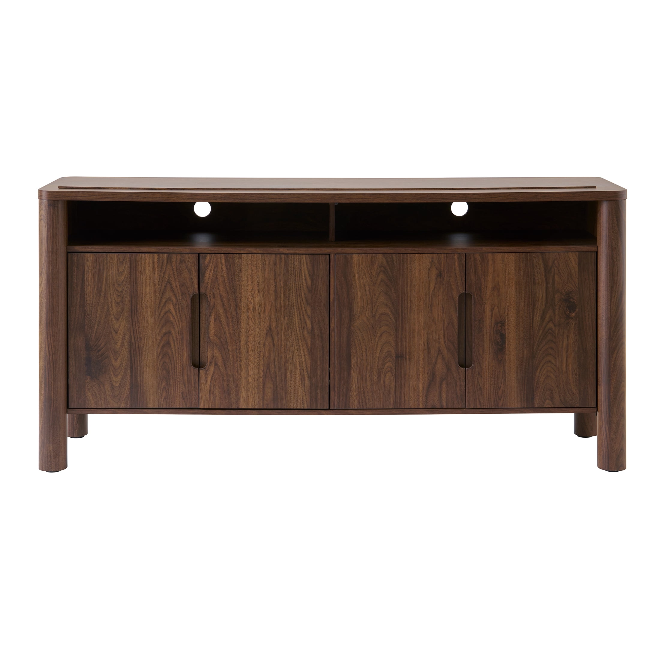 Better Homes & Gardens Adlin TV Stand for TVs up to 70", Walnut Finish